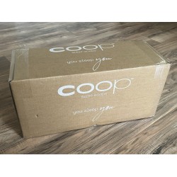 Almohada de espuma viscoelástica de corte transversal ajustable Coop Home Goods original King Crescent