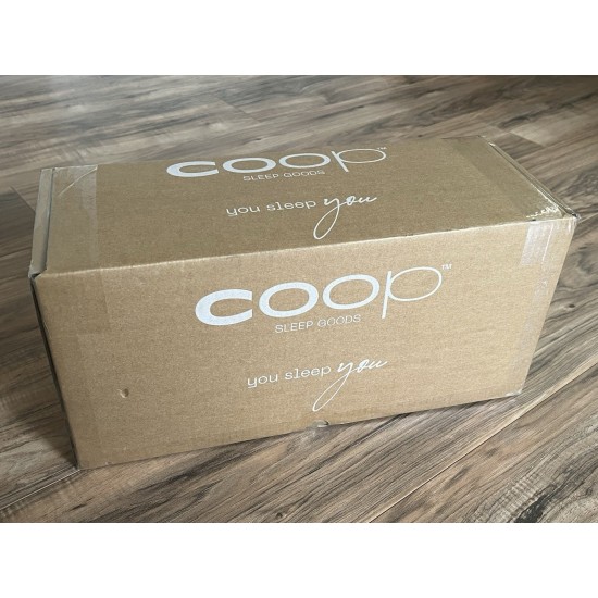 Almohada de espuma viscoelástica de corte transversal ajustable Coop Home Goods original King Crescent