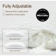 Almohada de espuma viscoelástica de corte transversal ajustable Coop Home Goods original King Crescent