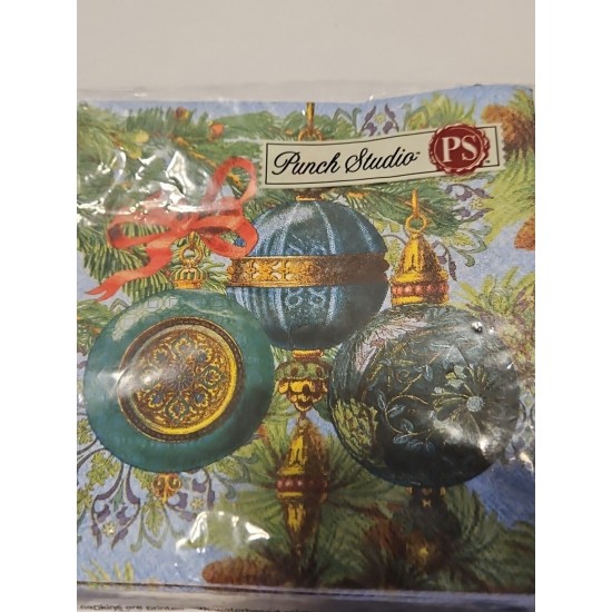 Home Goods Punch Studio Paquete de 20 + Servilletas Caspari 20 Bonitas 16 Marrón Lote