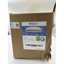 Almohada de espuma viscoelástica ajustable Coop Home Goods The Eden Cooling, tamaño king, blanca