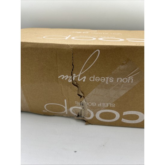 Almohada de espuma viscoelástica ajustable Coop Home Goods The Eden Cooling, tamaño king, blanca