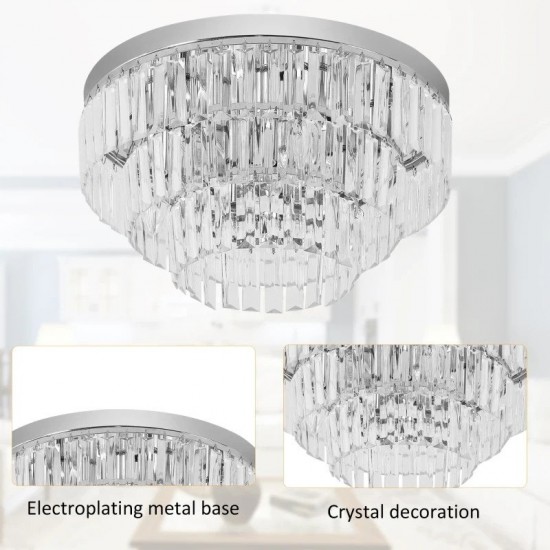 Lámpara de techo Crystallite lámpara moderna con 7 accesorios E14 artículos para el hogar para dormitorio