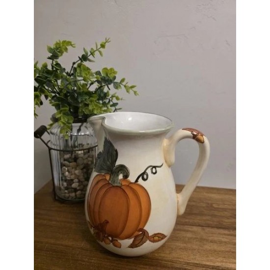 Jarra Cosecha Calabaza Sonoma Home Goods Acción de Gracias Otoño NUEVO