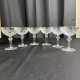 Juego de 6 copas de Sherbet vintage Waterford Crystal POWERSCOURT champán cupé