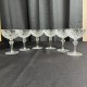 Juego de 6 copas de Sherbet vintage Waterford Crystal POWERSCOURT champán cupé