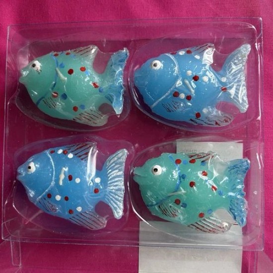Juego de 4 velas flotantes de pescado Sonoma Home Goods