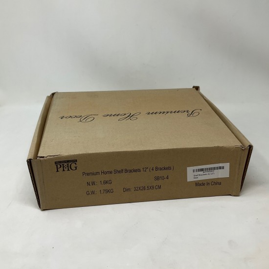 Soportes de estante premium para artículos para el hogar/decoración X4, 12