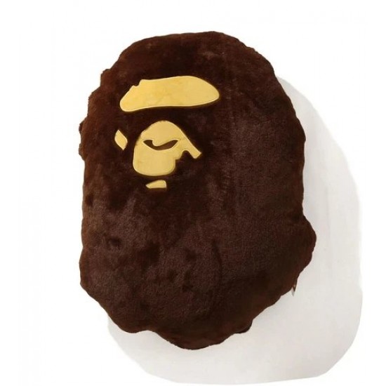 A BATHING APE BAPE HOME Goods COJÍN CABEZA MONO GRANDE COJÍN TAMAÑO GRANDE 1I70192003 b