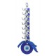 Colgante de Pared Elefante Mal de Ojo para Protección Hogares, Dije Buena Suerte, 22cm