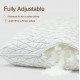 Almohada corporal ajustable original Coop Home Goods, 20x54 blanca