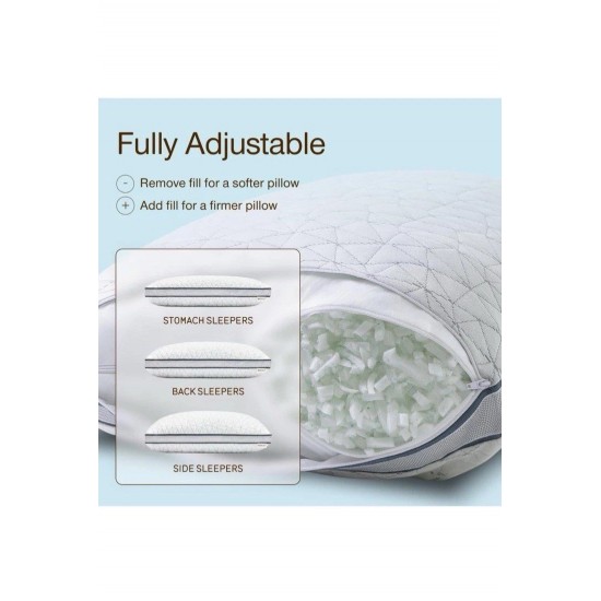 Almohada de cama Coop Home Goods Eden tamaño queen para dormir boca arriba