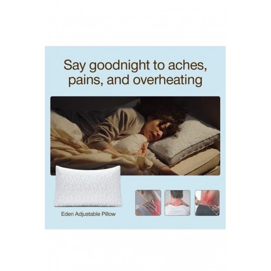 Almohada de cama Coop Home Goods Eden tamaño queen para dormir boca arriba