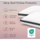 Funda de almohada gris protectora para niños pequeños Coop Home Goods Ultra-Tech